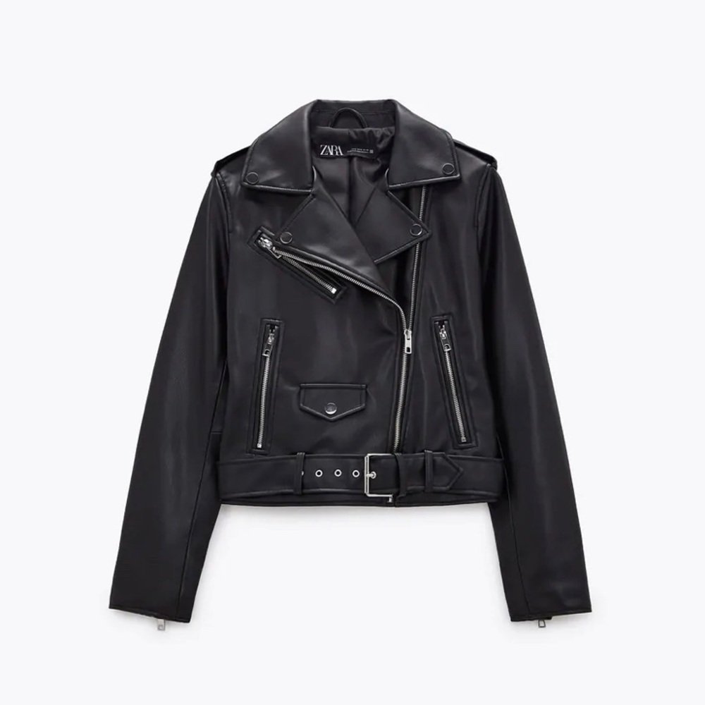 BNWT Zara Faux Leather Moto Jacket